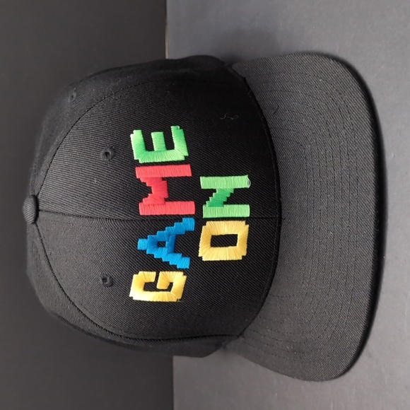 The Classics,Youpong 'Game On' Mens Black/Green Snapback Hat. - Picture 2 of 5